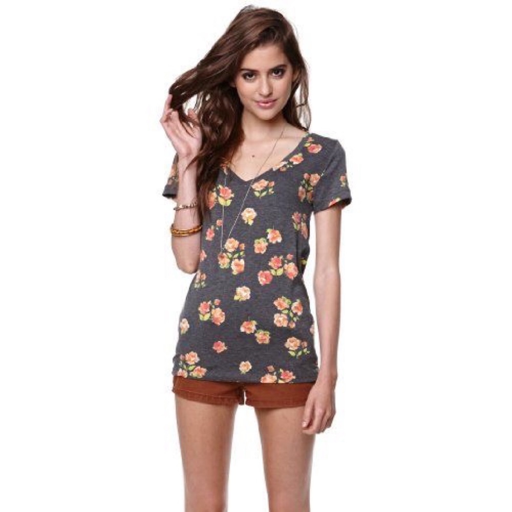Nollie Floral V-Neck